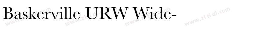 Baskerville URW Wide字体转换 Baskerville URW Wide字体转换